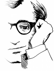 [Illustration of Woody Allen.]
