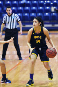 Trina Torres is one of five graduating seniors on the women's basketball team. Photo courtesy of Todd Kent.